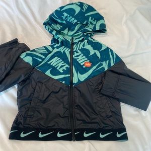 Girls Nike cropped windbreaker